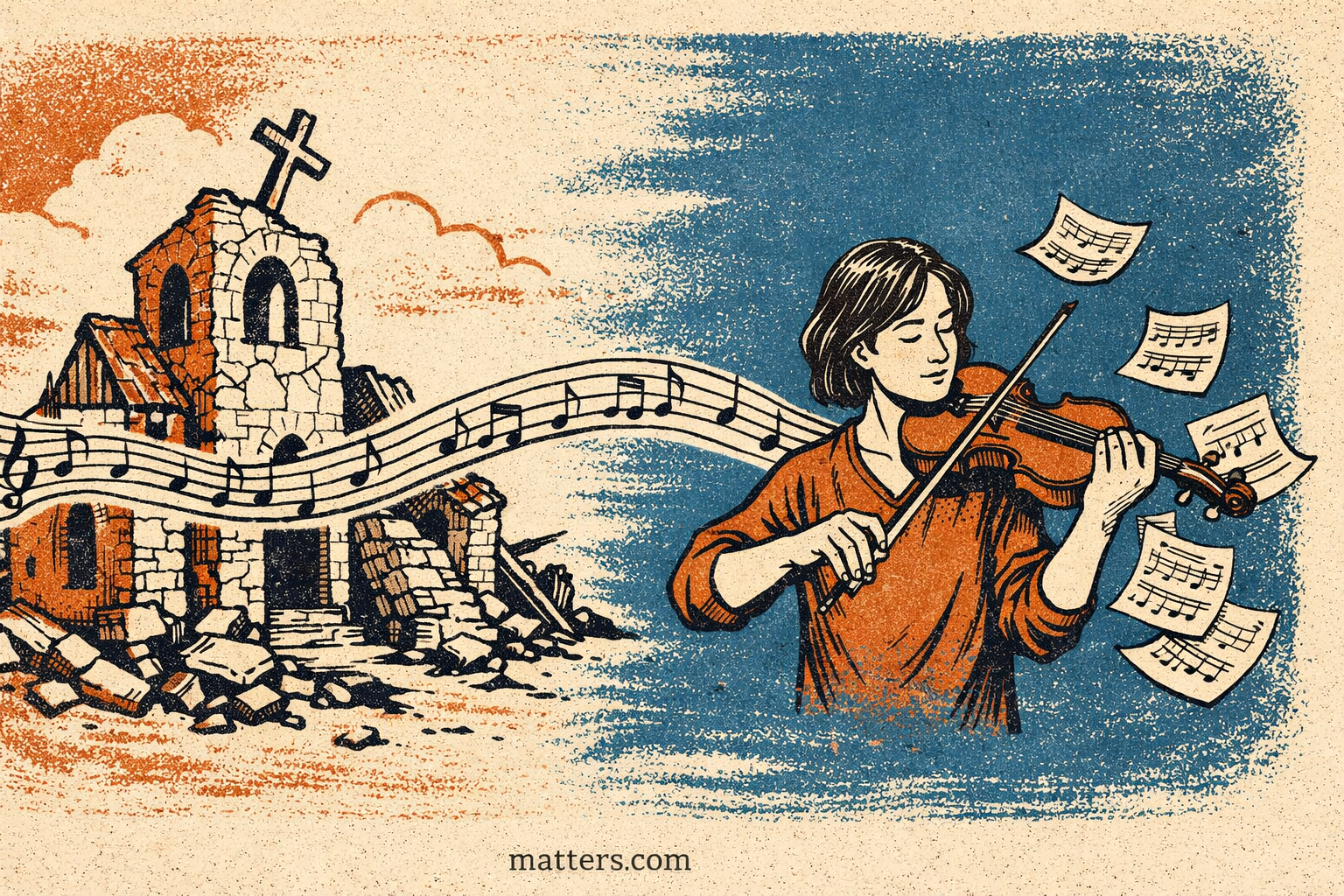 Sacred rubble, a son’s hymn, and a country questioning its unity