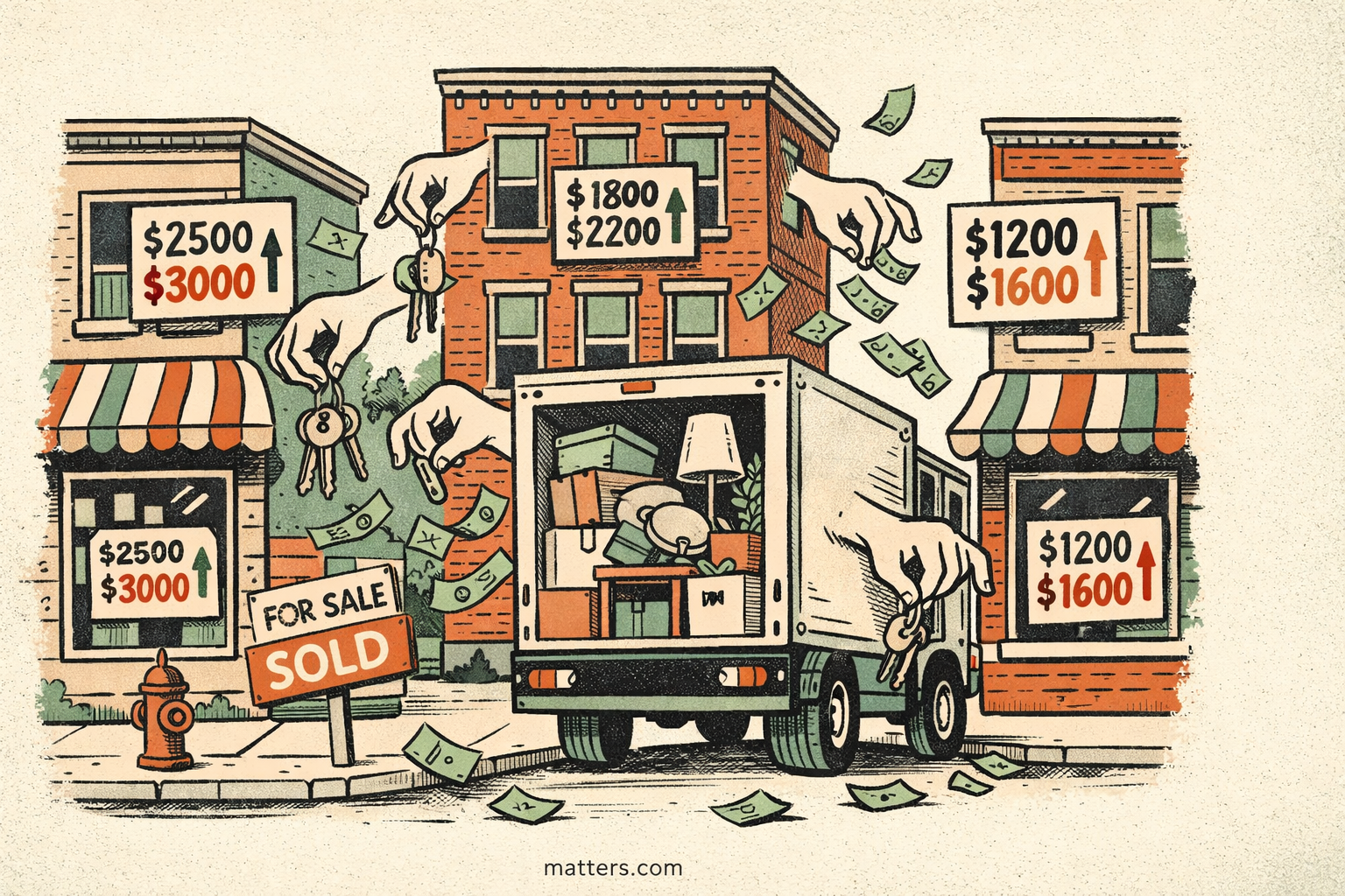 Californians on the move are reshaping rents and home prices
