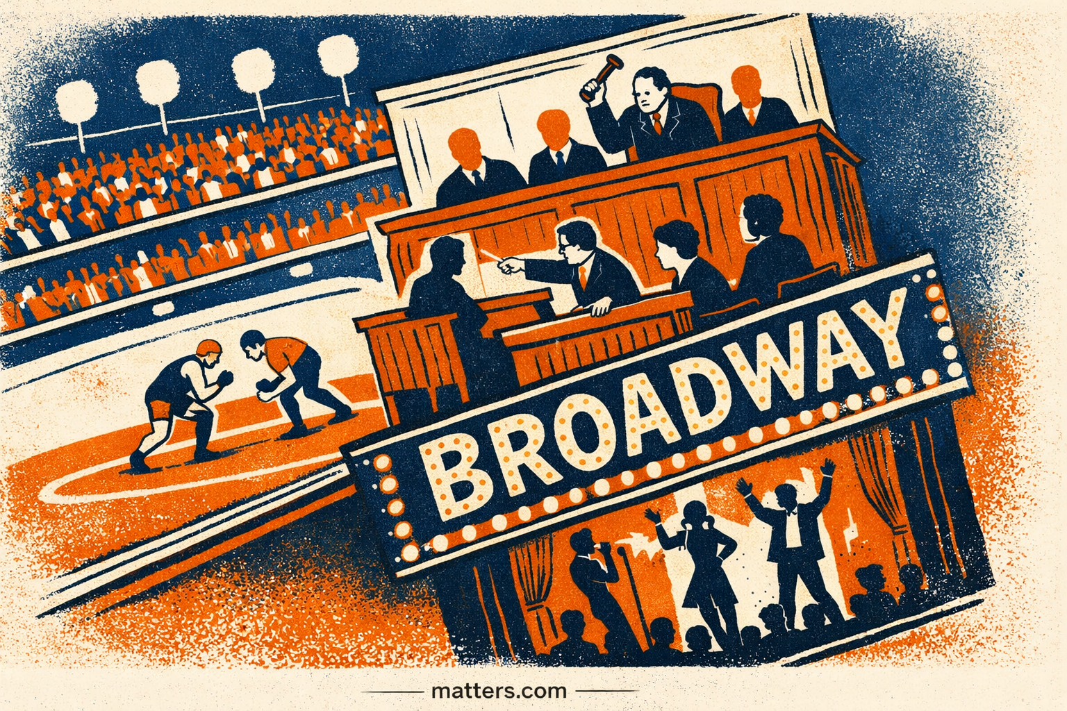 World Cup drama, high-stakes geopolitics, and Tony-winning twists