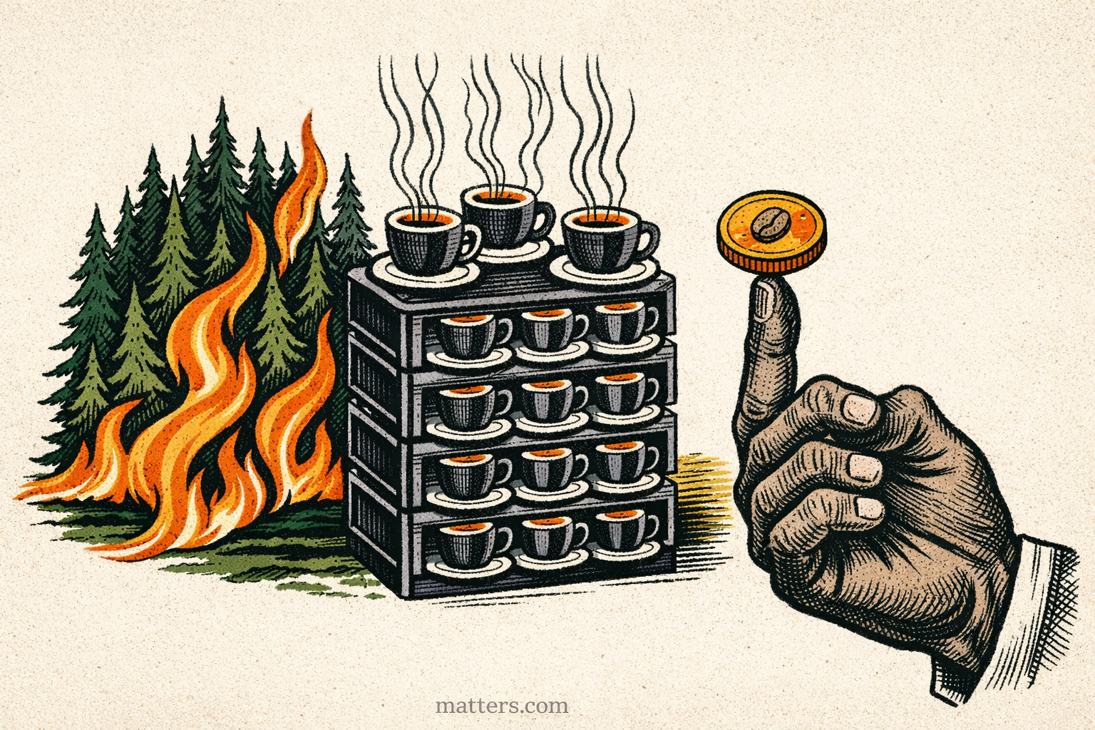 From prescribed burns to coffee wages: tough choices for sustainability