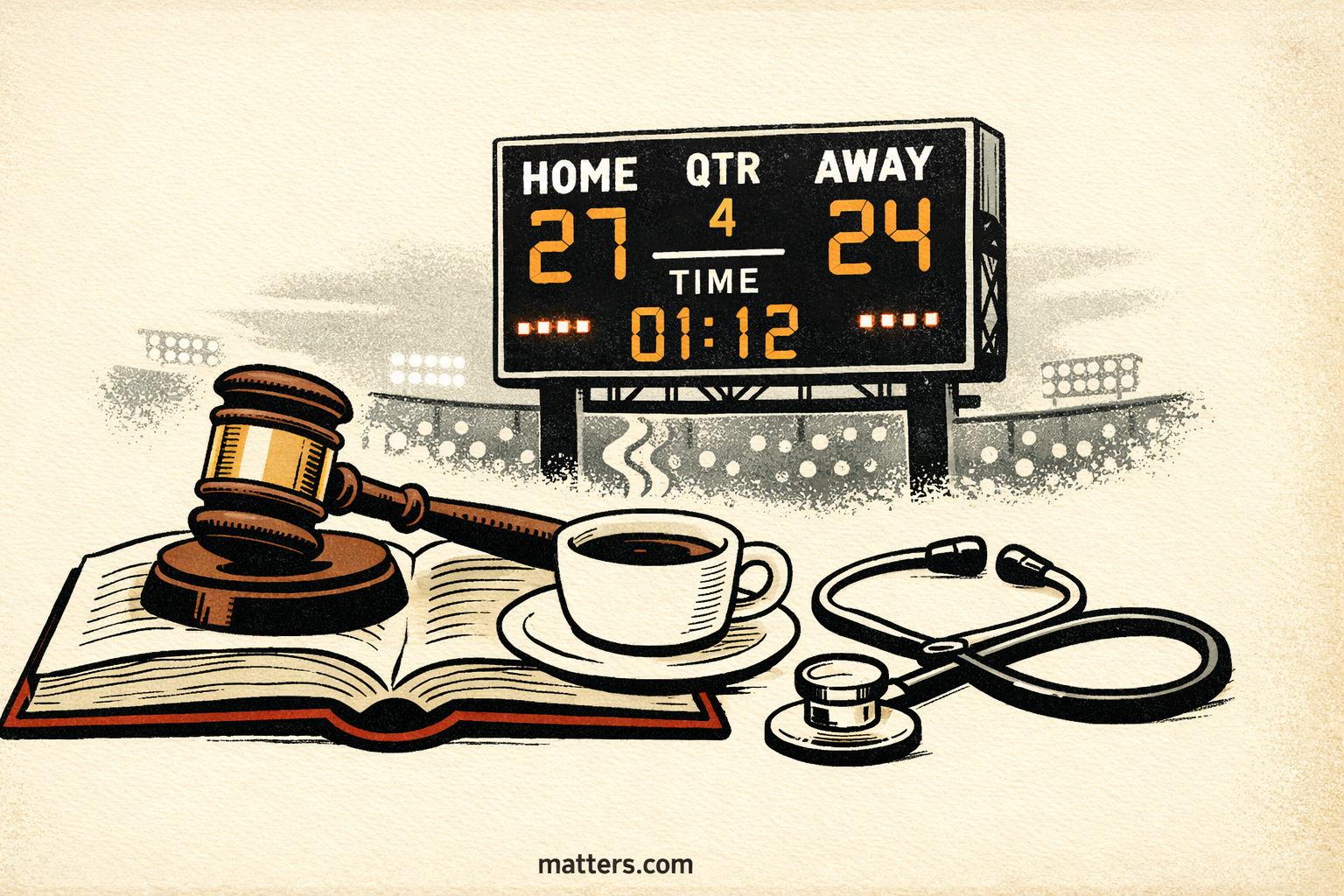 Court upends NCAA rules, World Cup buzz, and a coffee pod war