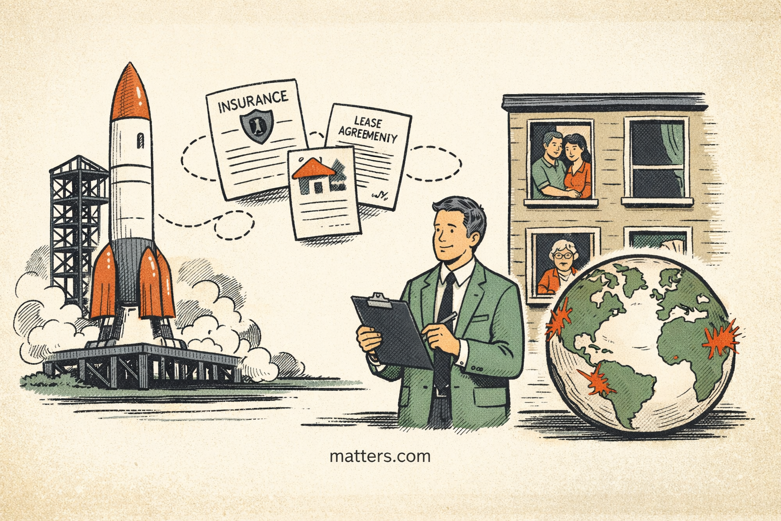 SpaceX IPO buzz, embedded insurance in leasing, and housing stress rising