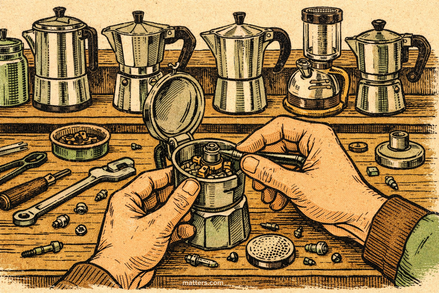Coffee · Matters.com — When your coffeemaker gets a second act