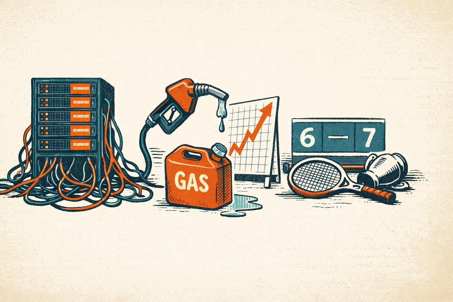 AI’s energy boom, oil shocks and a shock at Roland Garros