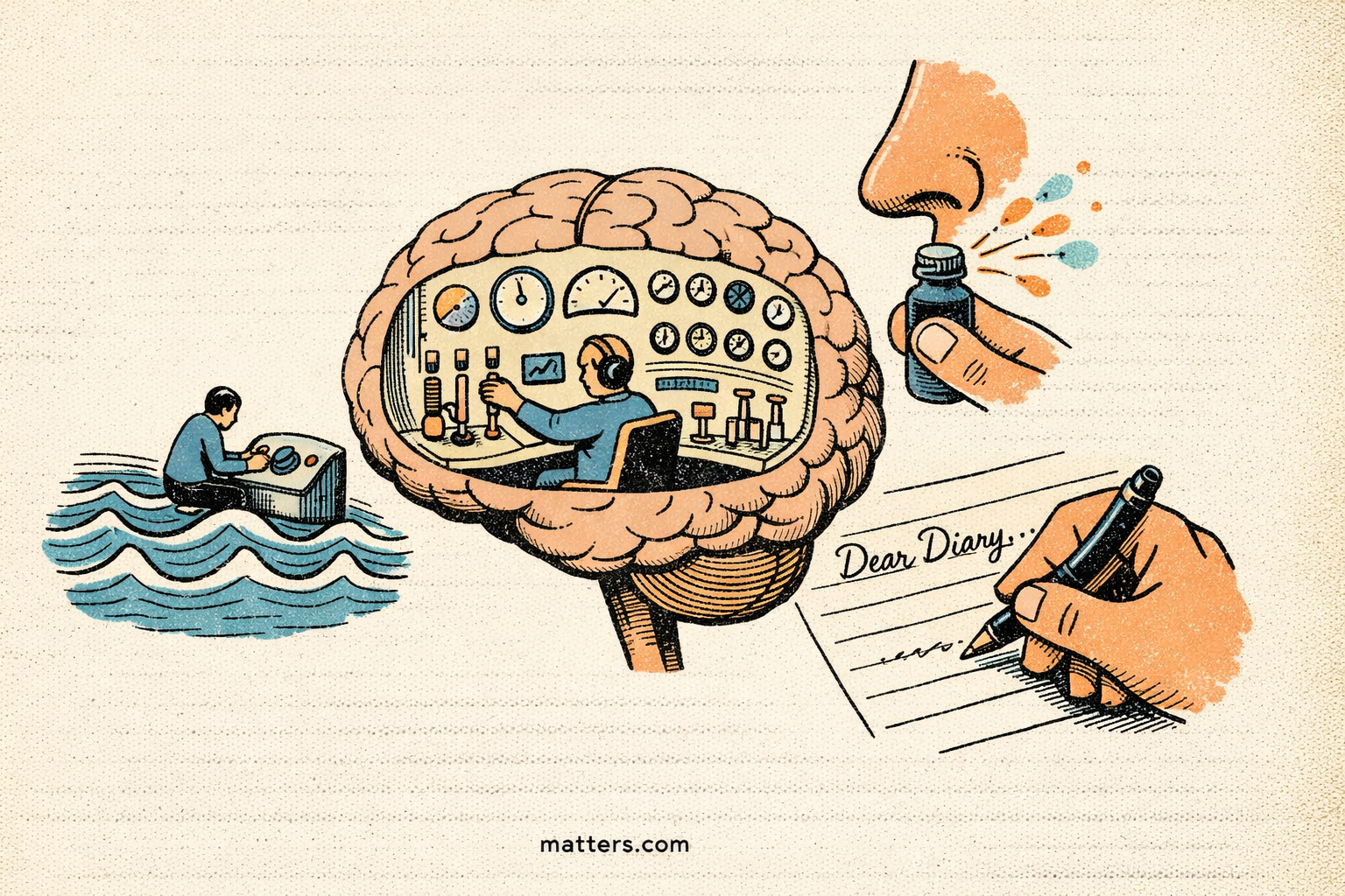 Seizures, scents, and handwriting: small signals, big brain clues