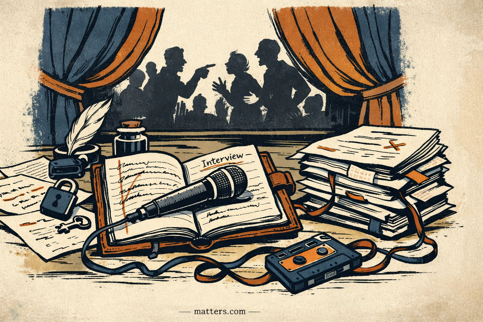 Confidential memoir tapes, drag funding fights, and fiction that bites back