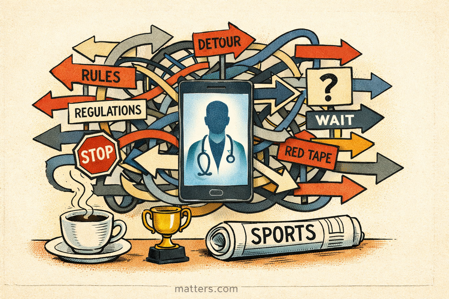 Telehealth's tug-of-war, pod confessions, and Caitlin Clark's big shoe deal