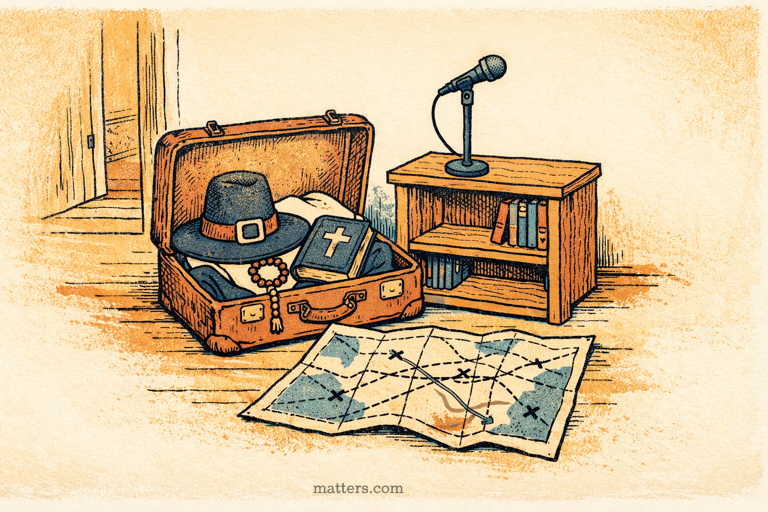 Faith, storytelling pivots, and small-town travel warnings