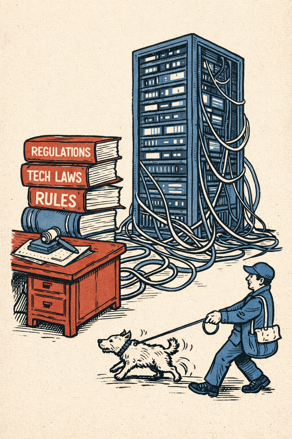 AI rulebook, $920M cloud bets, and 5,200 dog attacks — digest inside