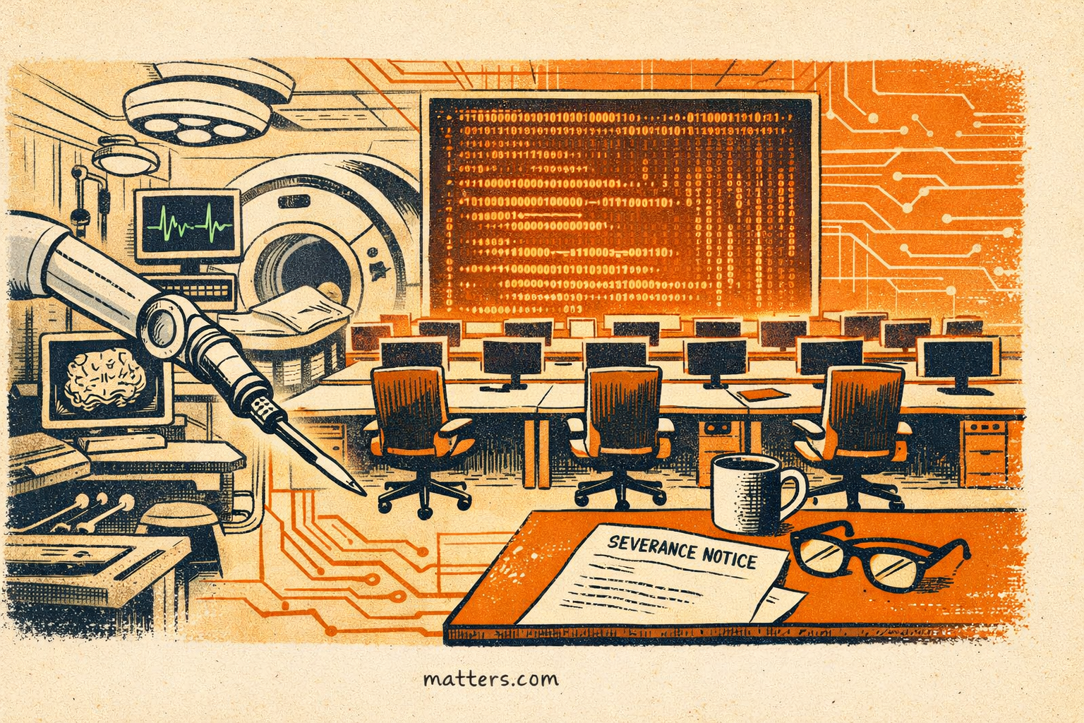 AI's ripple: mass layoffs, medical wins, and political cash