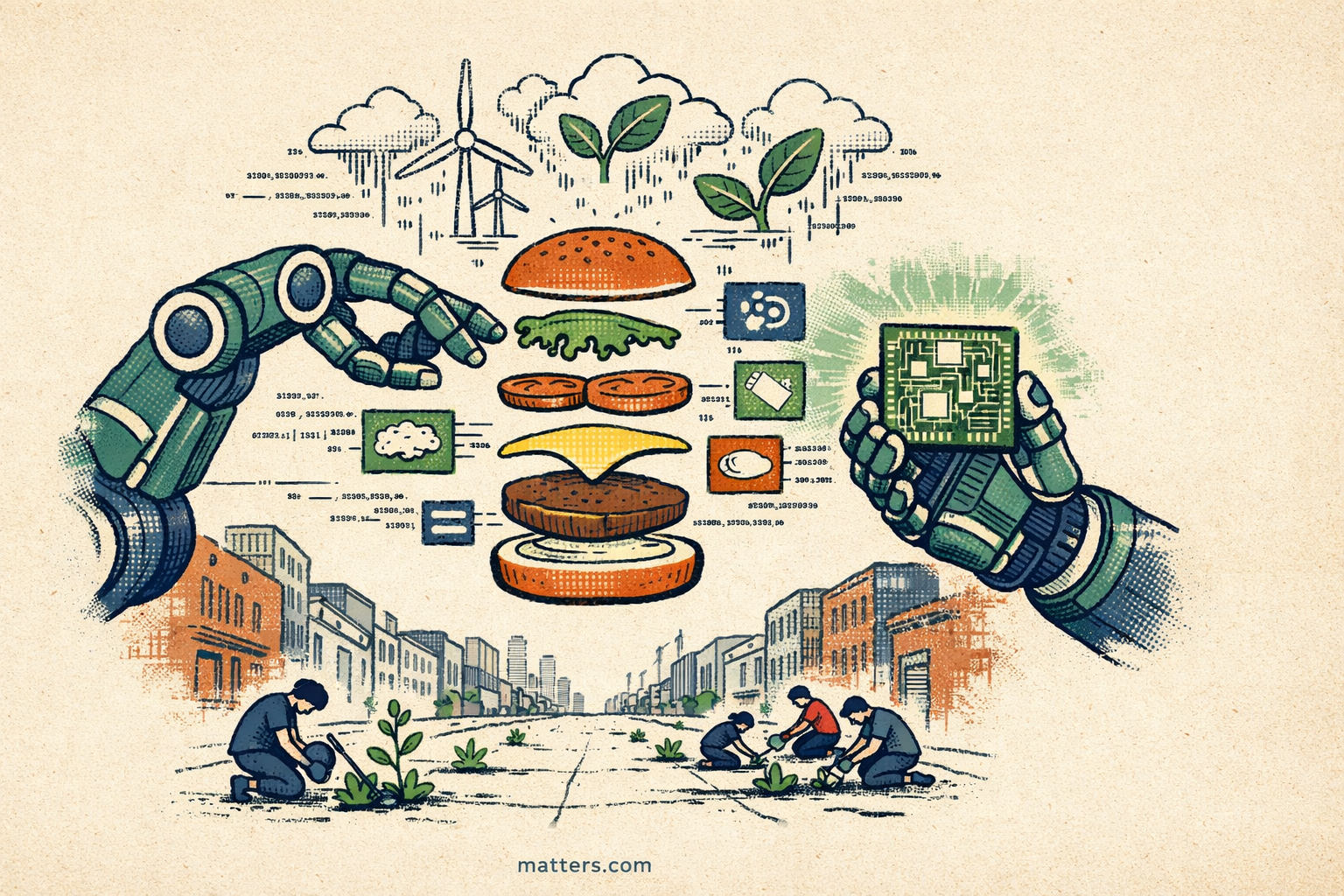 From AI-designed burgers to concrete's climate reckoning