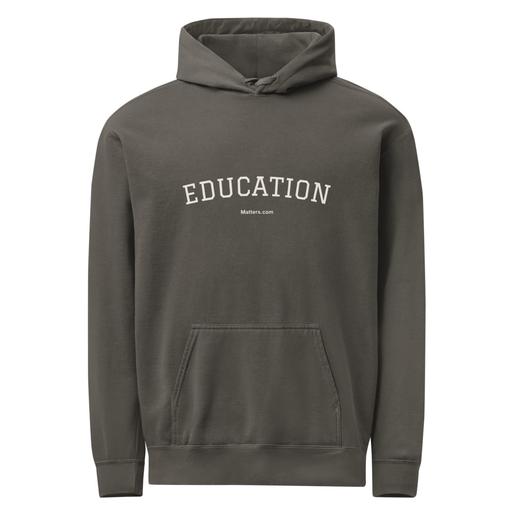 Education hoodie